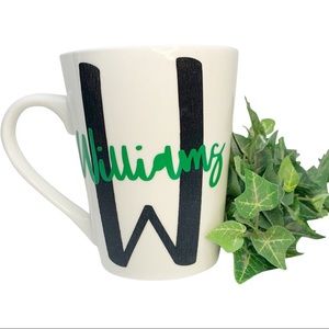 NWOT Williams White Coffee Cup